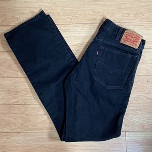 33x34 Levi’s 517 Bootcut Black Denim Jeans